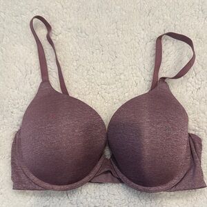 Victoria's Secret Padded Perfect Coverage Plum Bra
